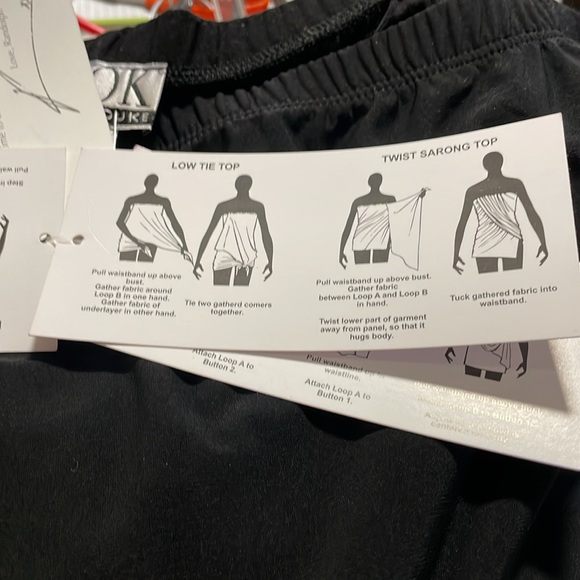 The Look Randolph Duke Black 3 pc Jacket, Tank Top, and Skirt Suit Size Large - Picture 9 of 9